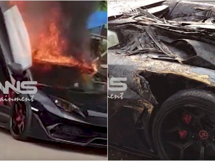Klarifikasi Raffi Terkait Mobil Lamborghininya yang Terbakar di Sentul