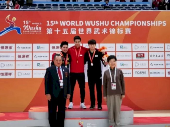 Atlet Wushu Indonesia Sabet Emas di Kejuaraan Dunia