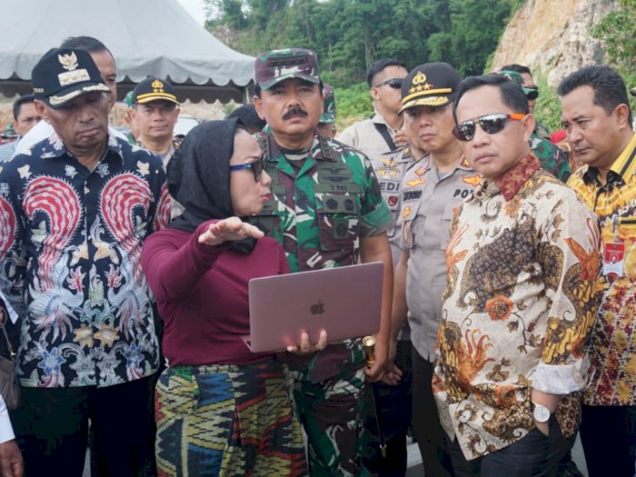 Bakal Diresmikan, Mendagri dan Panglima TNI Tinjau Jembatan Holtekamp