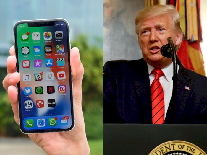 Model iPhone Terbaru Tak Punya Tombol Home Fisik, Trump Protes Apple
