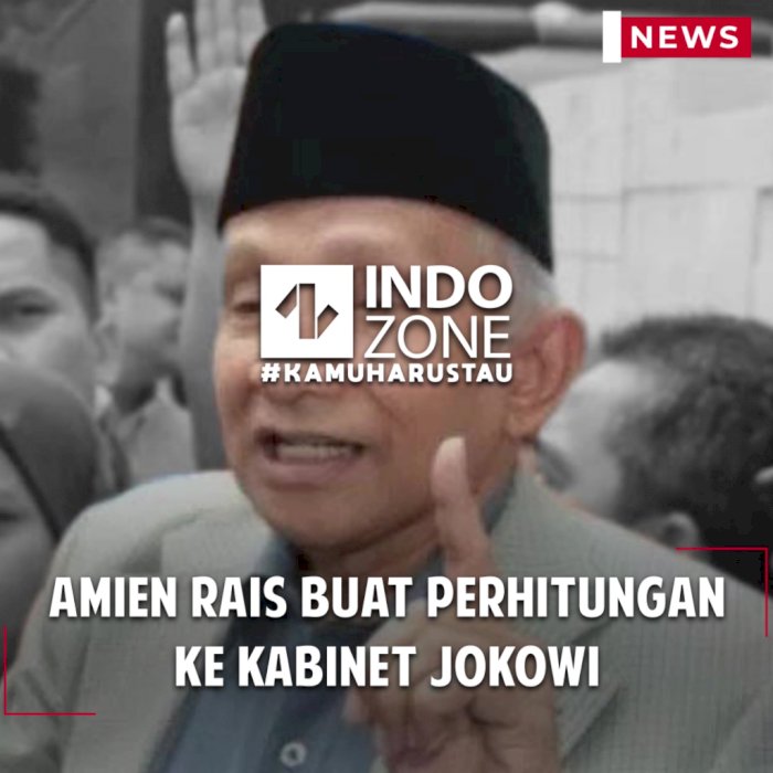 Amien Rais Buat Perhitungan ke Kabinet Jokowi
