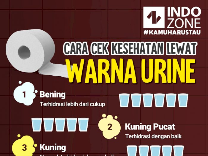 Cara Cek Kesehatan Lewat Warna Urine