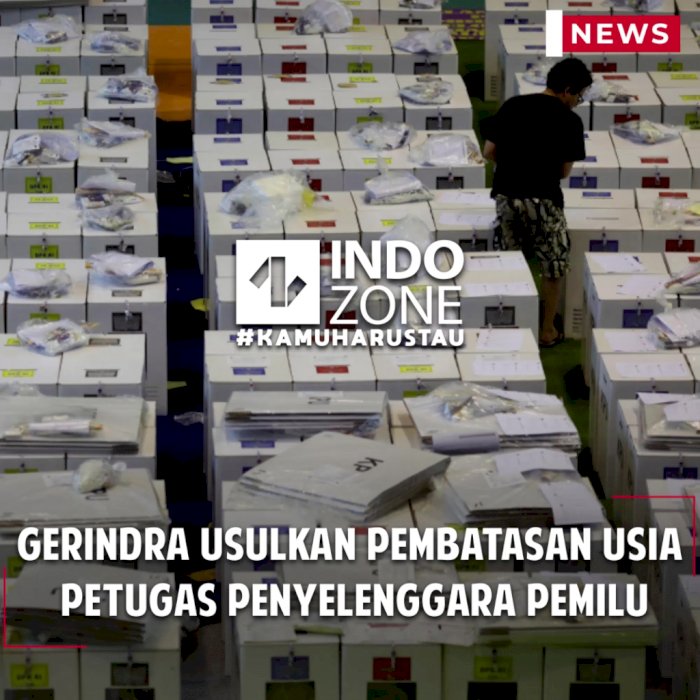 Gerindra Usulkan Pembatasan Usia Petugas Penyelenggara Pemilu