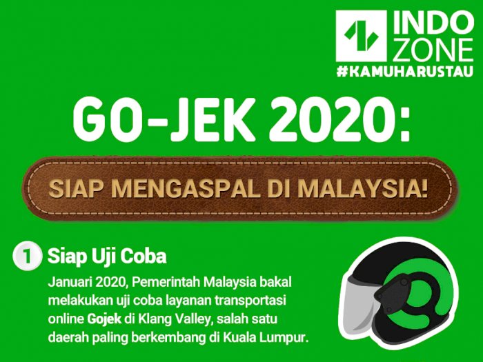 Gojek 2020 Siap Mengaspal di Malaysia