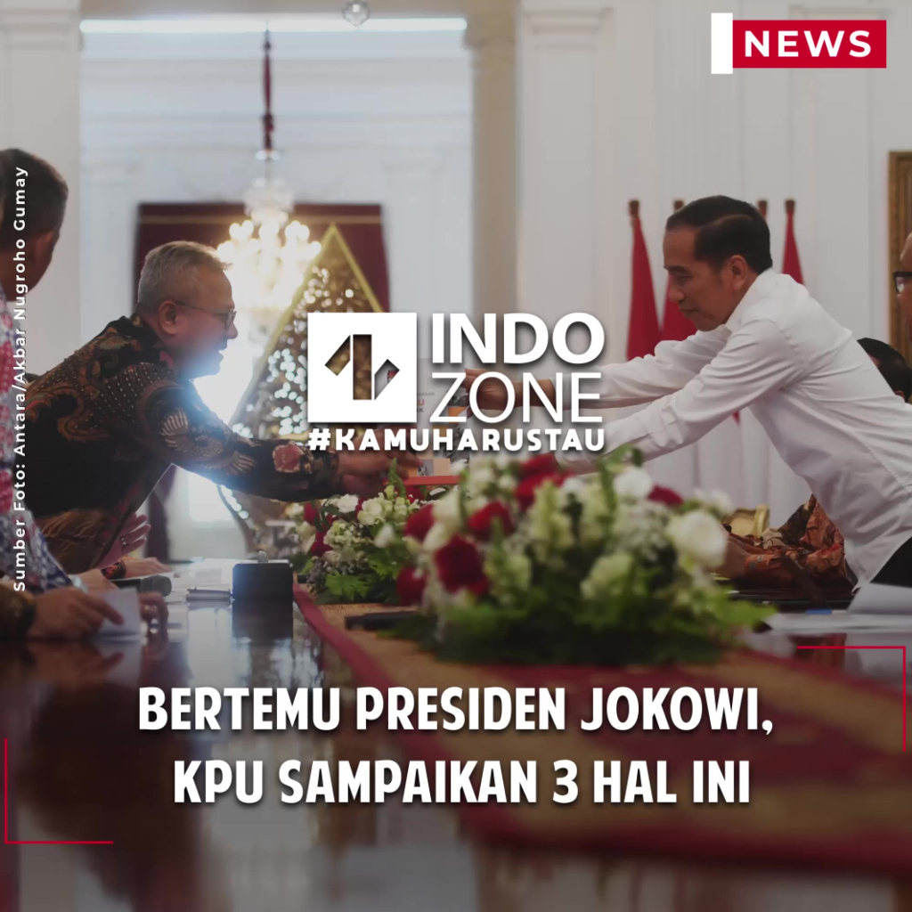 Bertemu Presiden Jokowi, KPU Sampaikan 3 Hal Ini