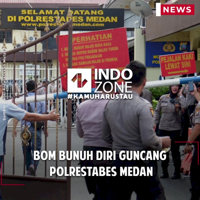 Bom Bunuh Diri Guncang Polrestabes Medan