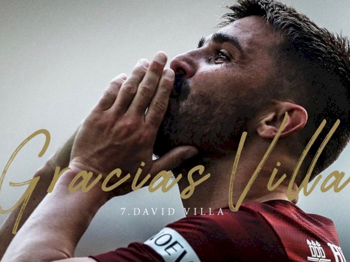 Akhir Tahun, David Villa Resmi Gantung Sepatu