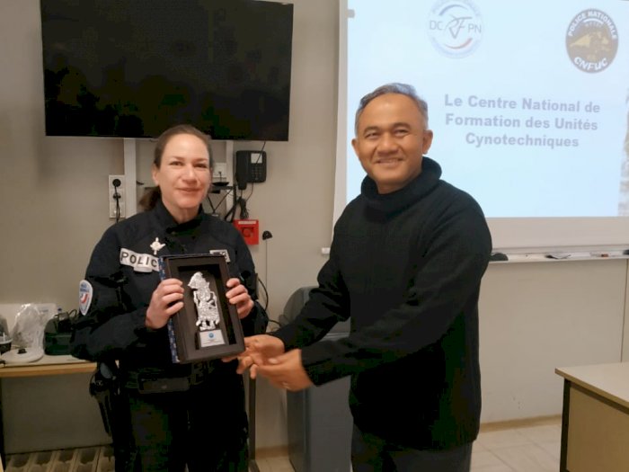 Kepala BNN RI Kunjungi Pusat Pelatihan K-9 Kepolisian Perancis 