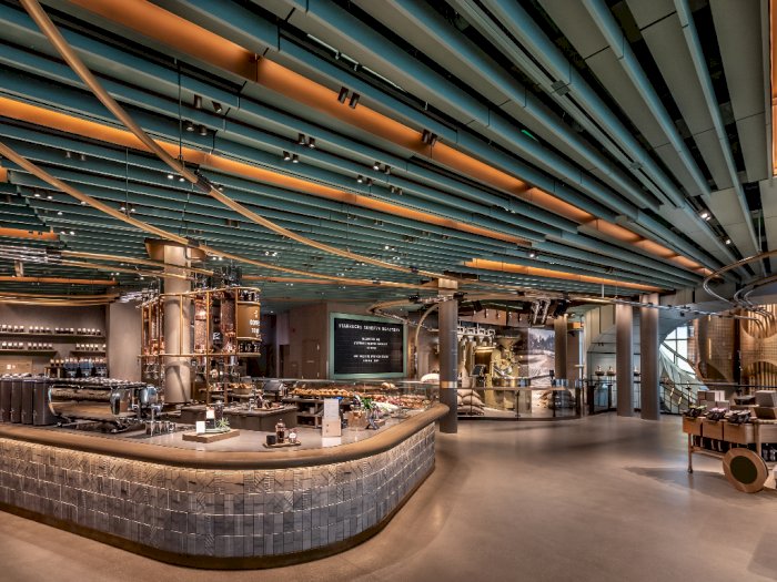 FOTO: Potret Gerai Starbucks Terbesar di Dunia yang Ada di Chicago