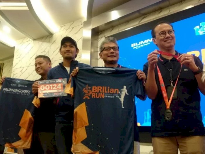 Ulang Tahun ke-124, Bank BRI Gelar BRILian Run Surabaya Series