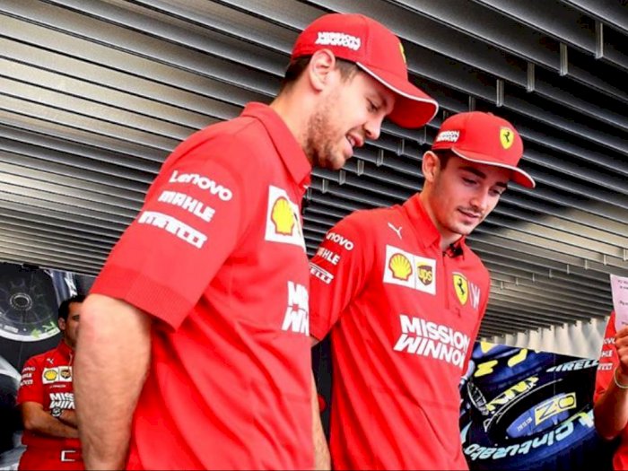 Pasca Insiden, Bagaimana Hubungan Duo Ferrari Vettel dan Leclerc?