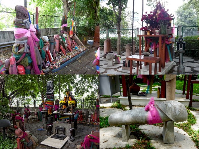 Chao Mae Tuptim,  Kuil di Bangkok yang Penuh Patung Kelamin Pria