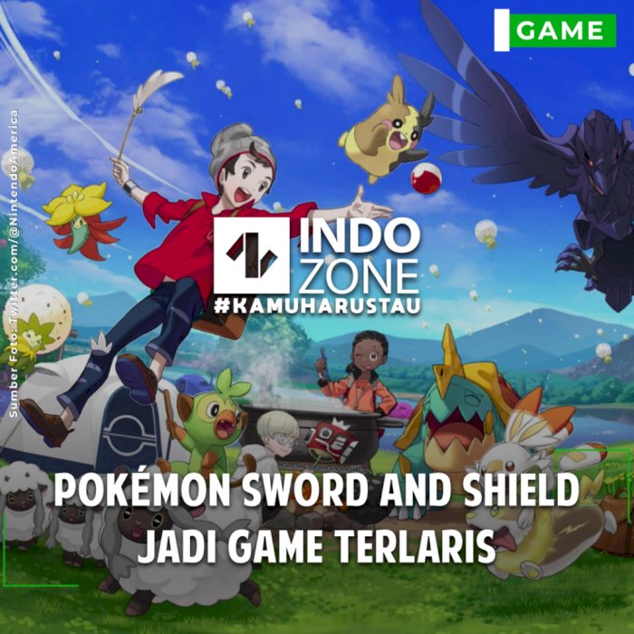 Pokémon Sword and Shield Jadi Game Terlaris