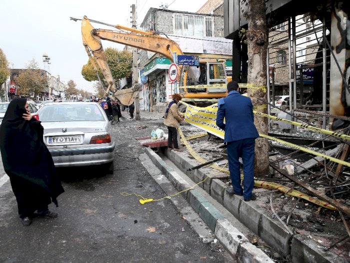 Kerusuhan di Iran Hanguskan 731 Bank dan 140 kantor pemerintah 