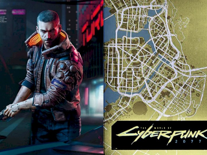 CD Projekt Red Perlihatkan Sebagian Map dari Game Cyberpunk 2077