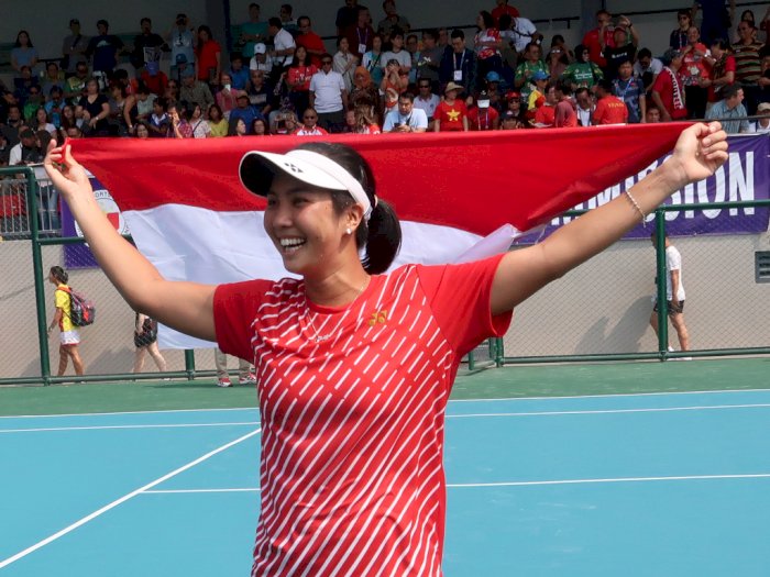 FOTO: Petenis Cantik Indonesia Sumbang Medali Emas SEA Games 2019