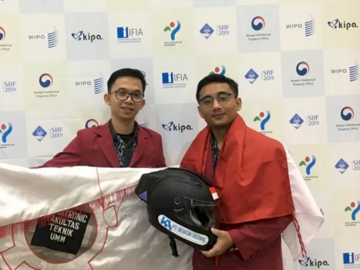 Helm pintar Karya Mahasiswa UMM ini Sabet Medali Perunggu di Korsel