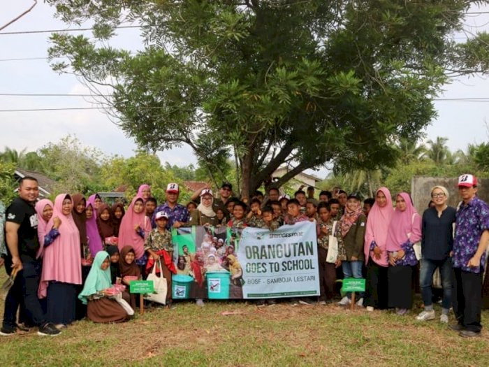 Bridgestone Ajak Anak SD Ikut Lestarikan Orangutan di Kalimantan