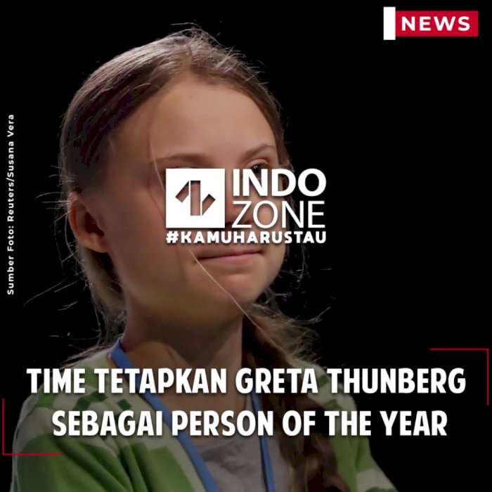 Time tetapkan Greta Thunberg Sebagai Person of the Year