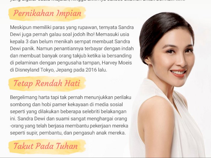 Sandra Dewi Bikin Kagum Warganet