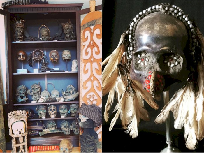 Miris! Tengkorak Asmat dan Patung Korwar Papua Dijual Online di Eropa