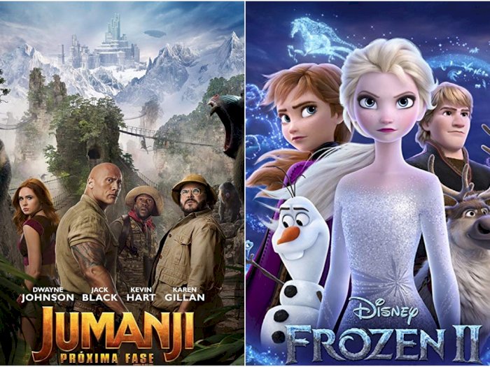 Jumanji Geser Frozen 2 dari Puncak Box Office