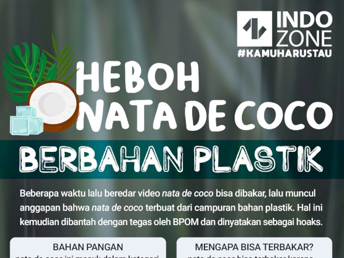 Heboh Nata De Coco Berbahan Plastik