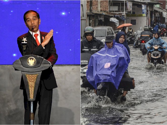 Presiden Jokowi Sebut Masalah di DKI Jakarta Hanya Banjir dan Macet