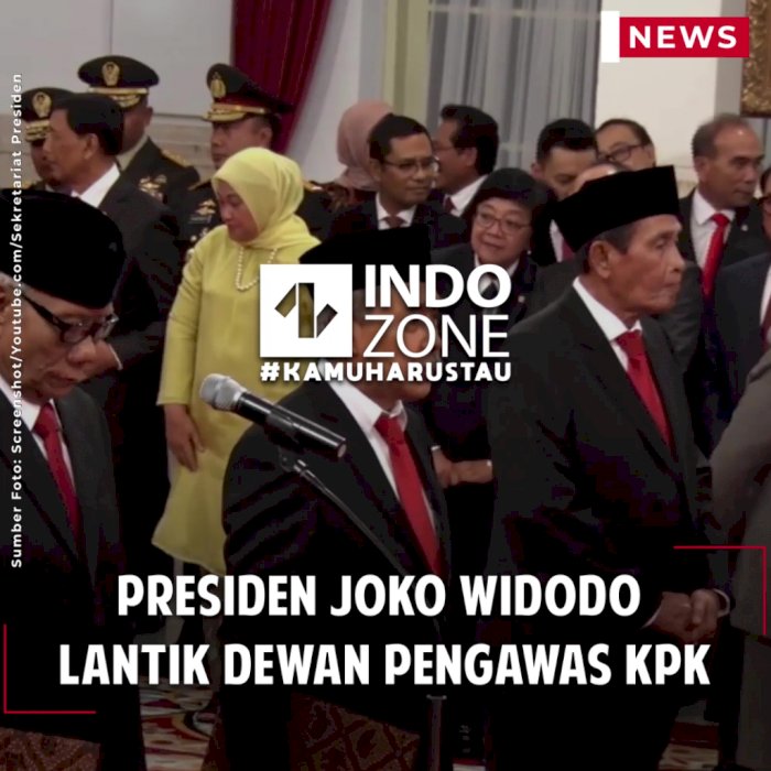 Presiden Joko Widodo Lantik Dewan Pengawas KPK