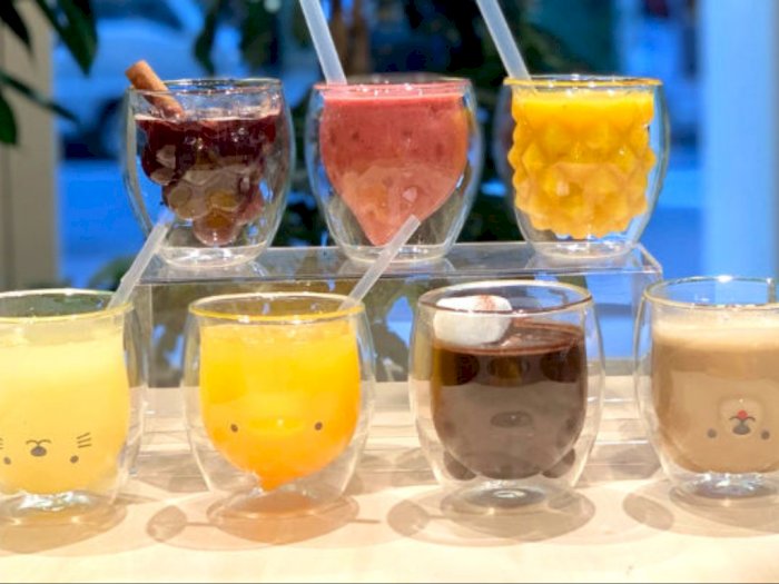 Lucu, Goodglas Jepang Membuka Kafe dengan Gelas Binatang 3D Mereka