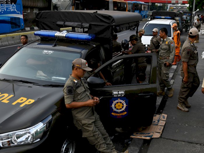 1.150 Satpol PP DKI Jakarta Kawal Pengamanan Pergantian Tahun Baru