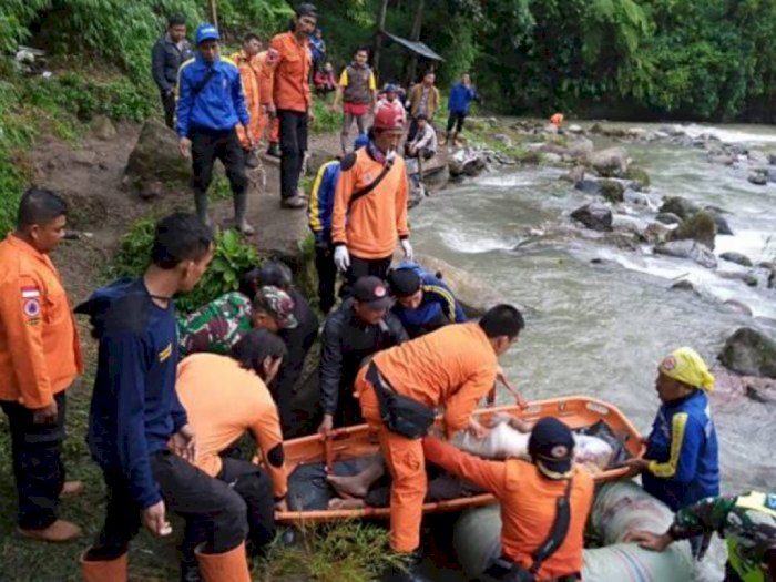 Evakuasi Dihentikan Sementara, Korban Bus Sriwijaya Jadi 28 Orang
