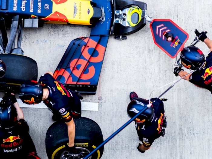 Red Bull Telah Pecahkan Rekor Pit Stop Sebanyak 3 Kali 