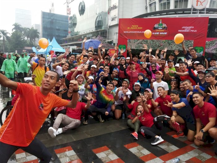 Pra-Event  'Jayakarta Loe Gue Run 2020', Pelari Tactical Dikerahkan