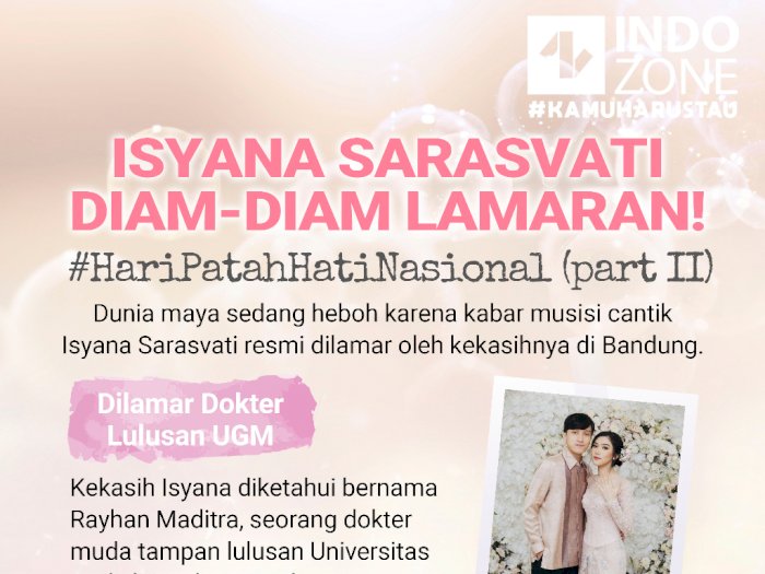 Isyana Sarasvati Diam-Diam Lamaran!