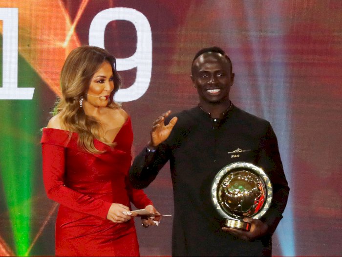 Sadio Mane Terima Penghargaan Pemain Terbaik Afrika 2019
