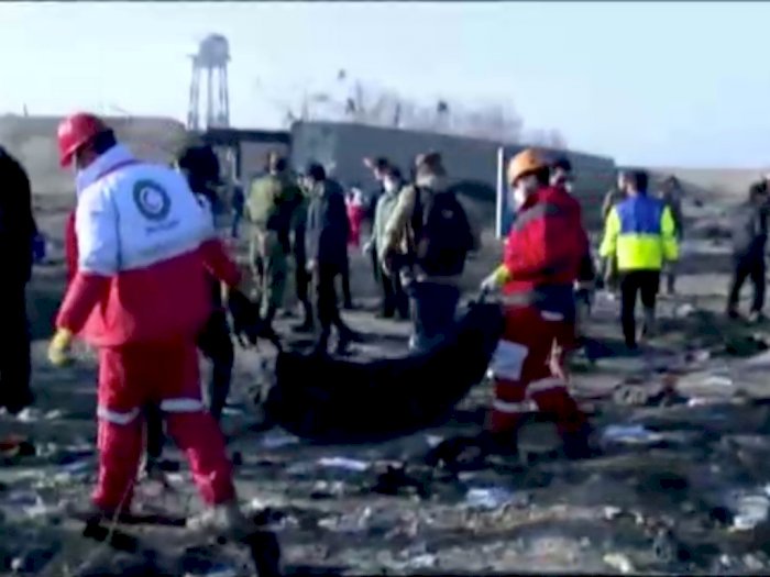 Pesawat Ukraina Jatuh di Iran, Seluruh Penumpang Tewas
