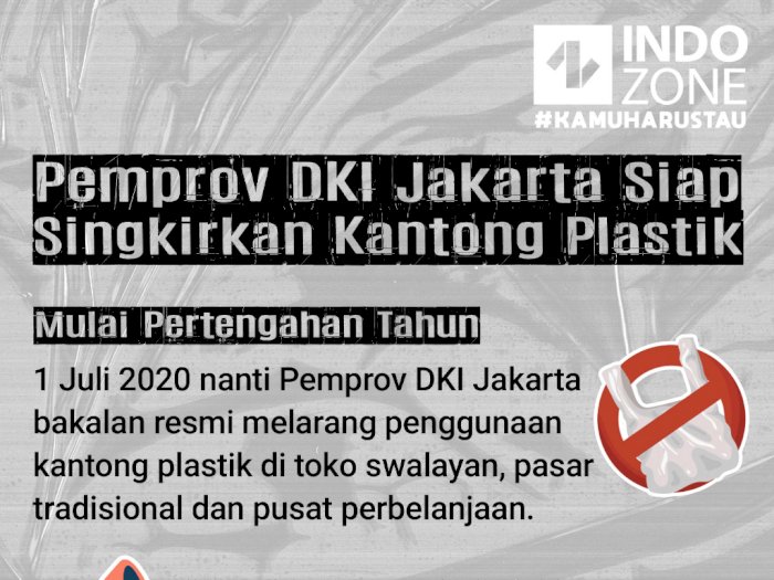 Pemprov DKI Jakarta Siap Singkirkan Kantong Plastik