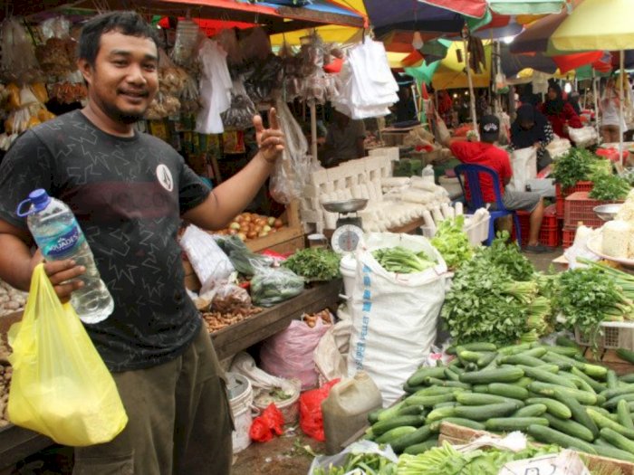 Mantul, Balikpapan Bakal Larang Kantong Plastik di Pasar Tradisonal