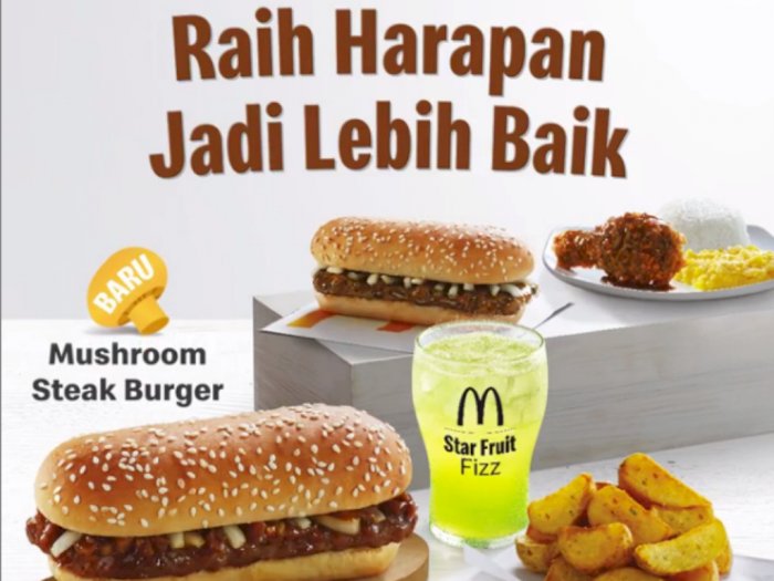 Mushroom Steak Burger Jadi Menu Baru McDonalds di 2020, Sudah Coba?