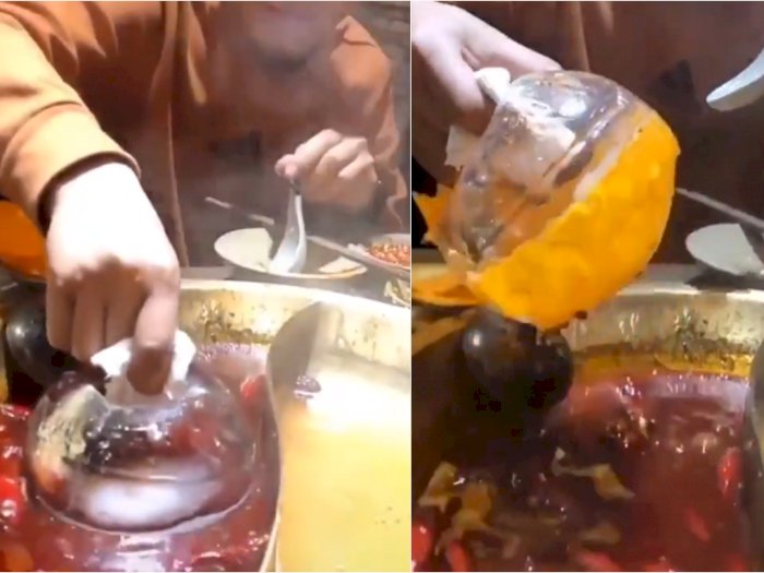 Minyak di Kuah Hot Pot Bisa Terangkat dengan Es Batu
