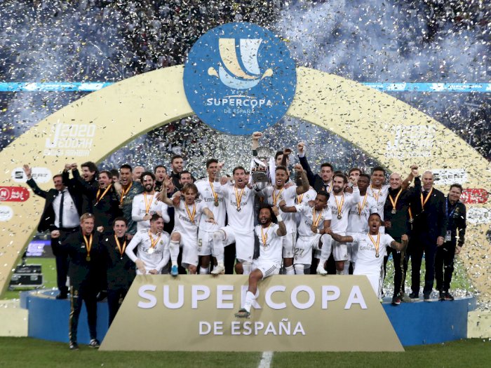 FOTO: Real Madrid Juara Piala Super Spanyol