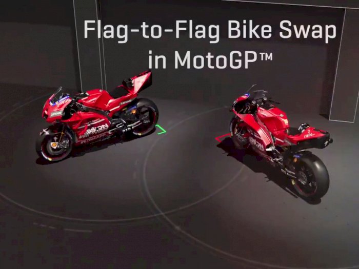 Inilah Cara Menukar Motor MotoGP Ketika  Pada Kondisi Flag To Flag