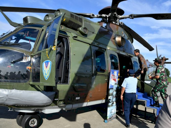 FOTO: Ini Helikopter Jokowi yang Baru Pengganti Sementara Super Puma