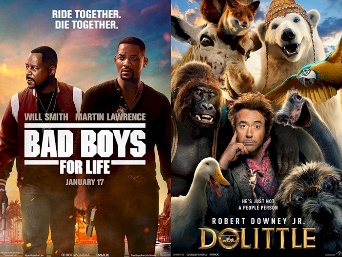 'Bad Boys For Life' dan 'Dolittle' Raih Posisi Teratas Box Office 