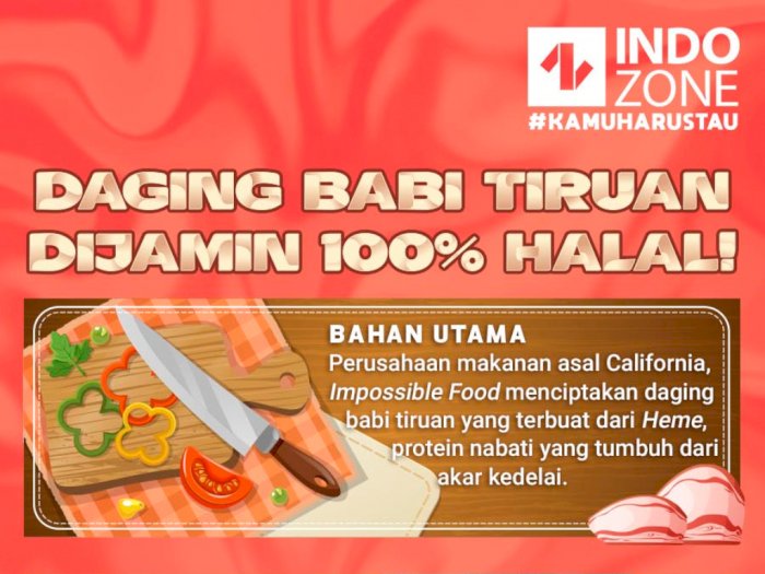 Daging Babi Tiruan Dijamin 100% Halal!