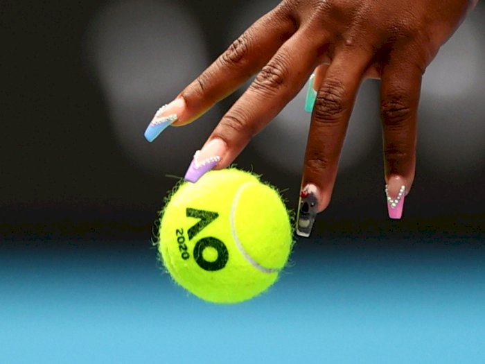 FOTO: Cat Kuku Serena Williams yang Curi Perhatian di Australia Open