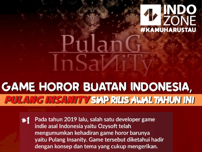 Pulang Insanity Game Horor Buatan Indonesia
