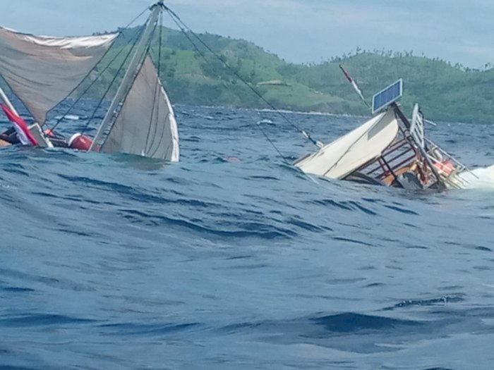 Ini Penyebab Kapal Rombongan Wartawan Istana Terbalik di Labuan Bajo