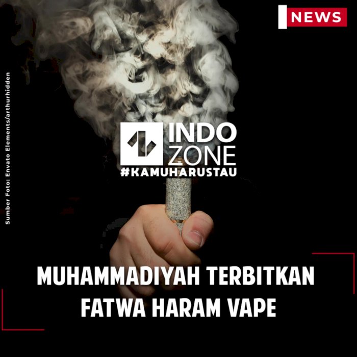 Muhammadiyah Terbitkan Fatwa Haram Vape